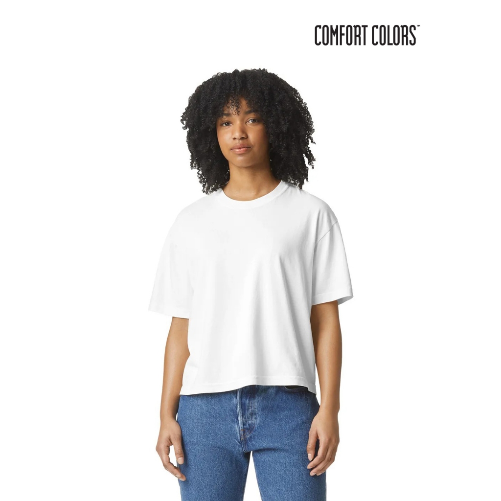 Clavis - Kaos Polos Comfort Colors Wanita Boxy Fit 3023CL