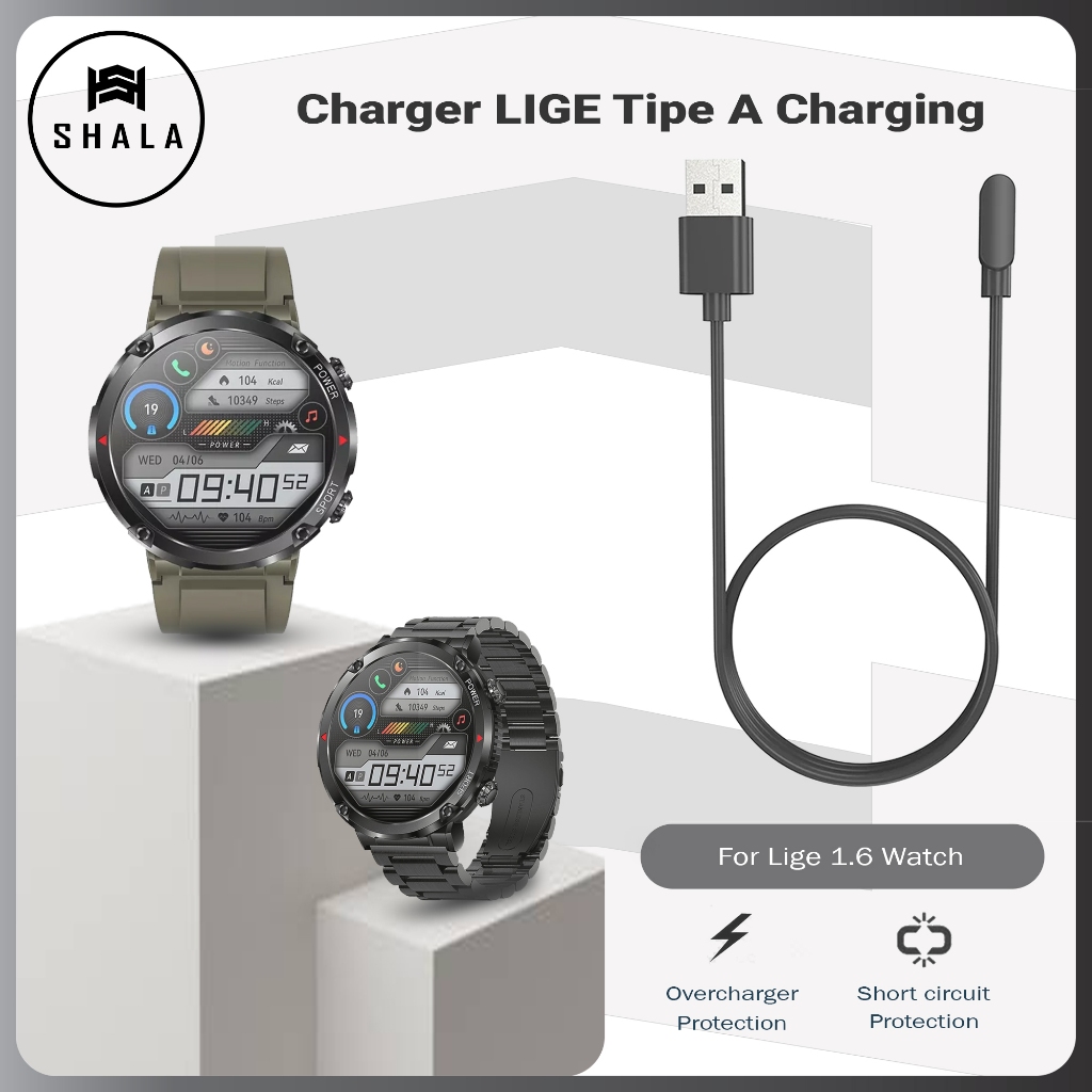 Kabel Charger Lige 1.6 Smartwatch Tipe A Charging