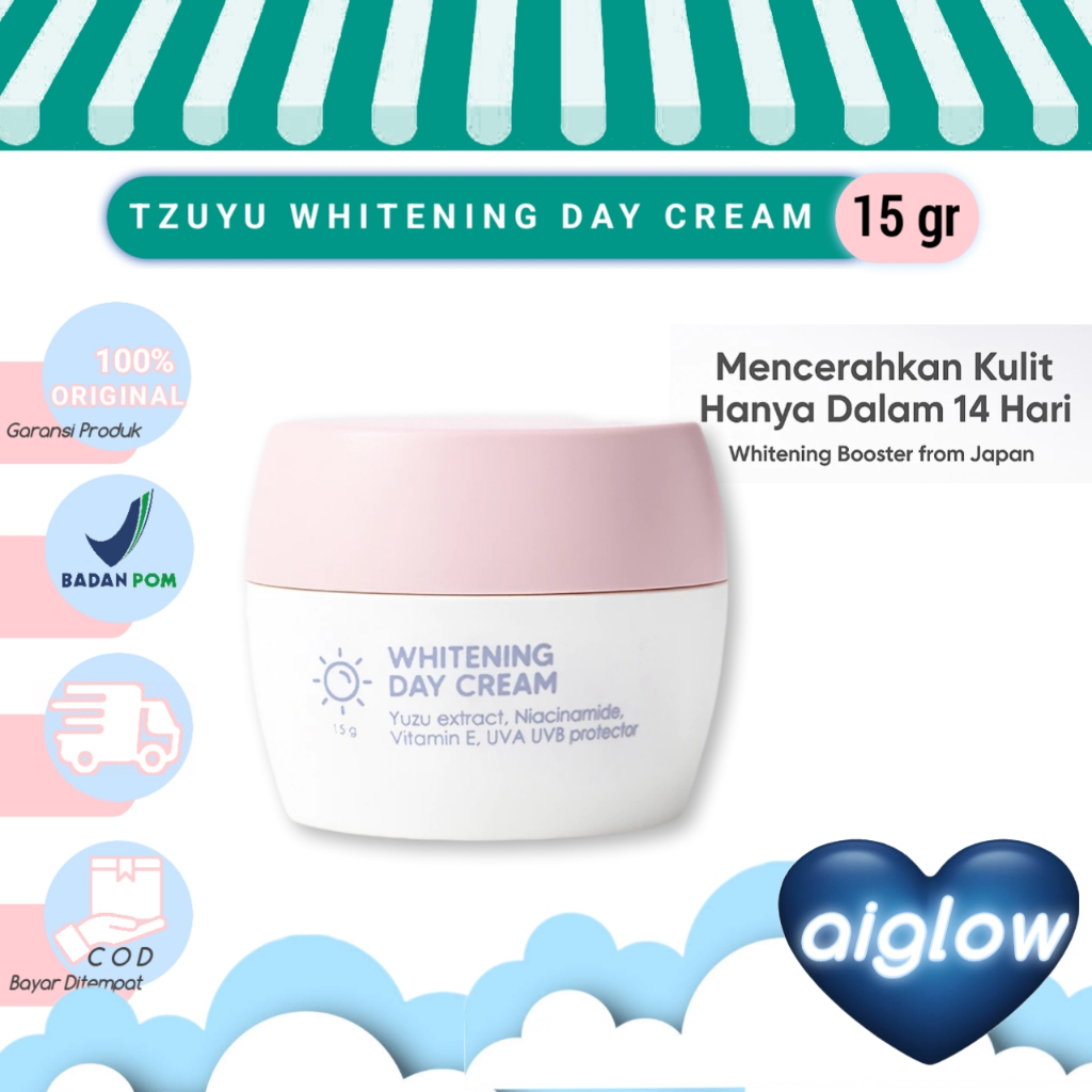 TZUYU SKINCARE WHITENING DAY CREAM 15gr