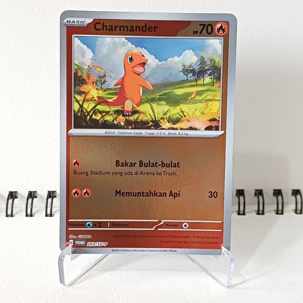 Charmander PROMO - Kartu Pokémon TCG Indonesia - Scarlet & Violet Promo | 203/SV-P | Promo ORIGINAL