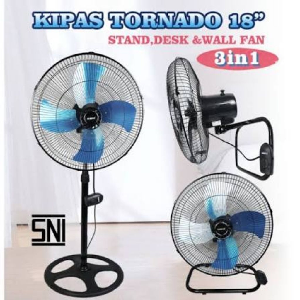 kipas angin tornado yasaka 18 inch 3 in 1