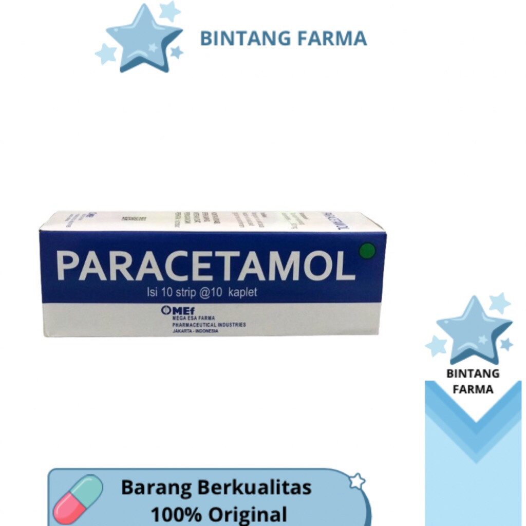 Paracetamol MEF 500mg perbox
