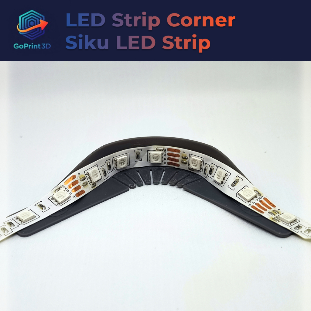 LED Strip Corner - Siku LED Strip Konektor Sambungan