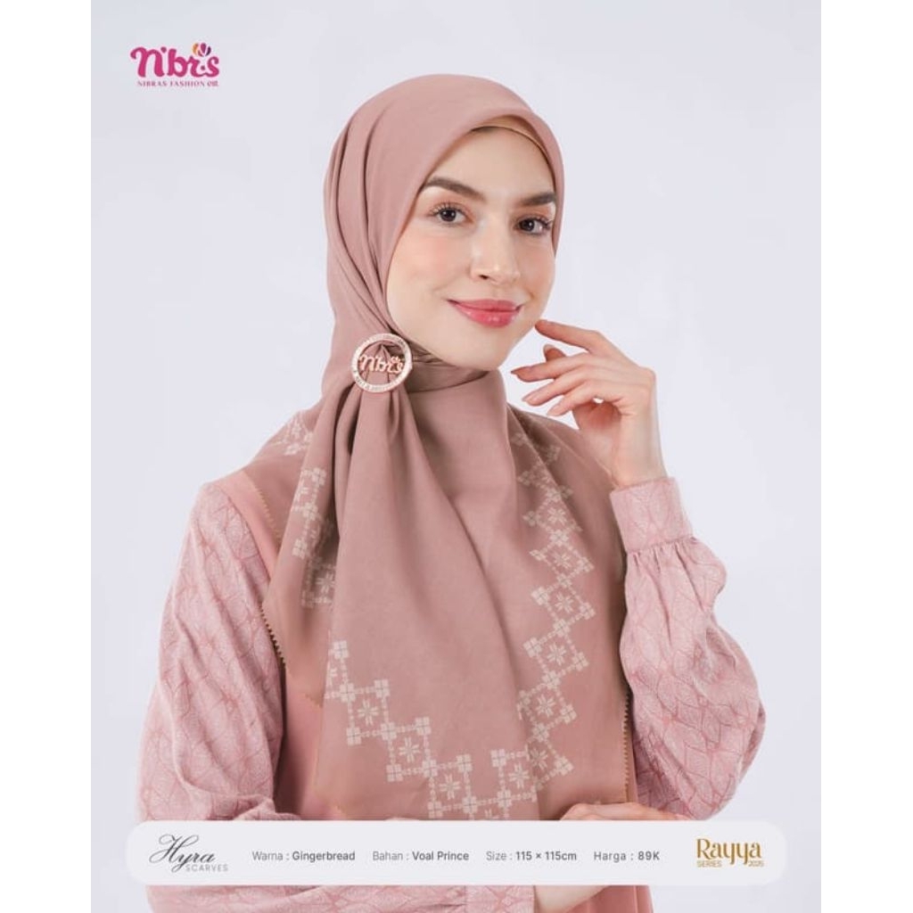 HYRA SCARVES // JILBAB NIBRAS SEGI EMPAT
