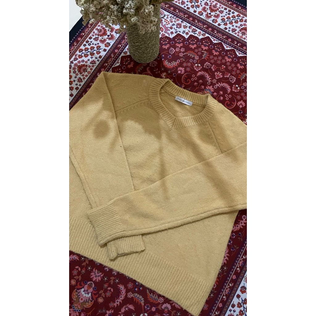 preloved sweater rajut  tebal