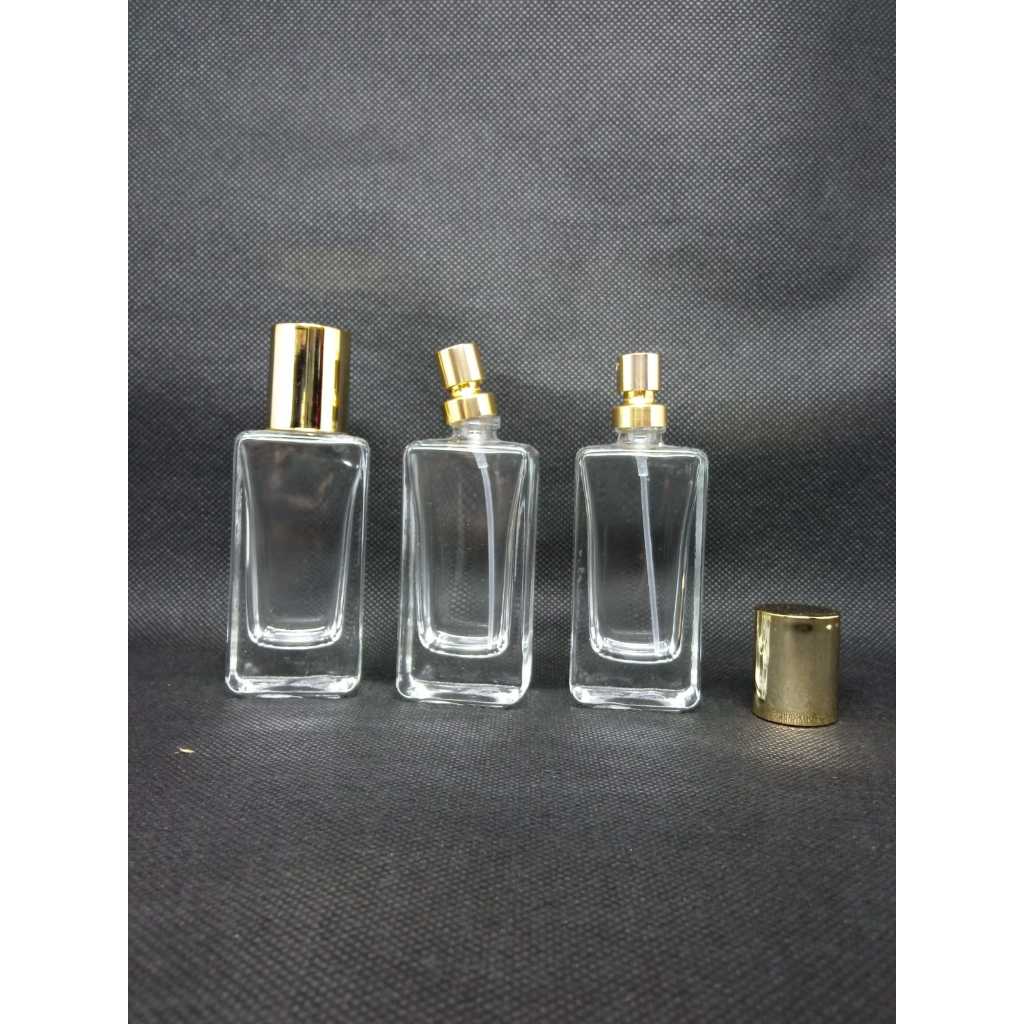 Botol parfum V32652 30ml easypump+Ring+Tutup Nonfull Gold Mini perpcs