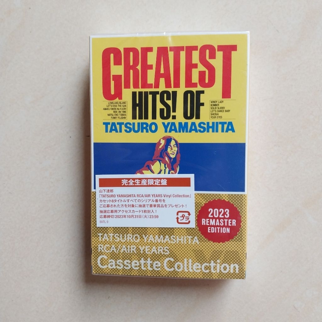 KASET TATSURO YAMASHITA GREATEST HITS ( IMPORT )