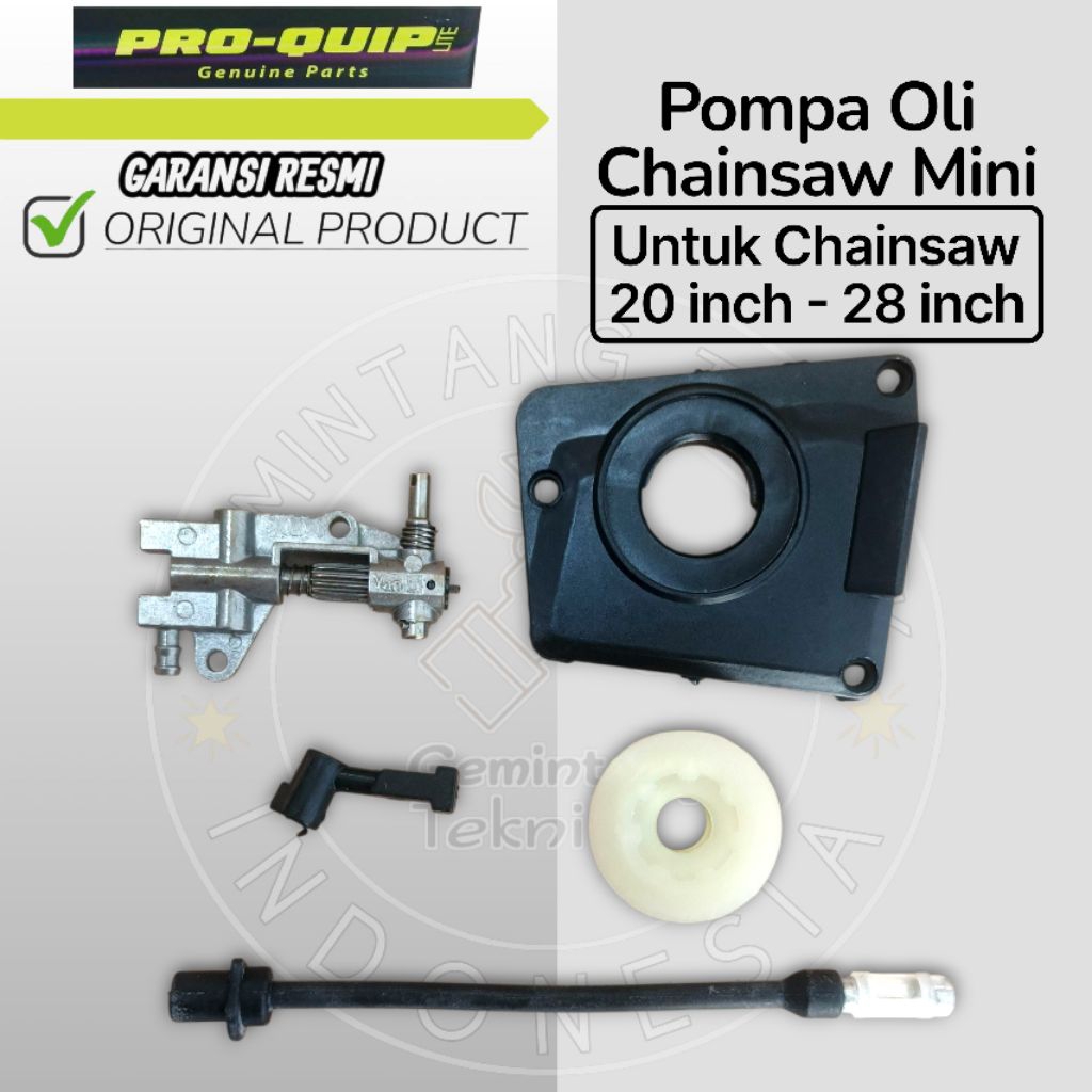 Pompa Oli Komplit Chainsaw Senso Mini 5200 5800 6800 7800 9900 588 598 628 688 728 788 Merk PRO-QUIP