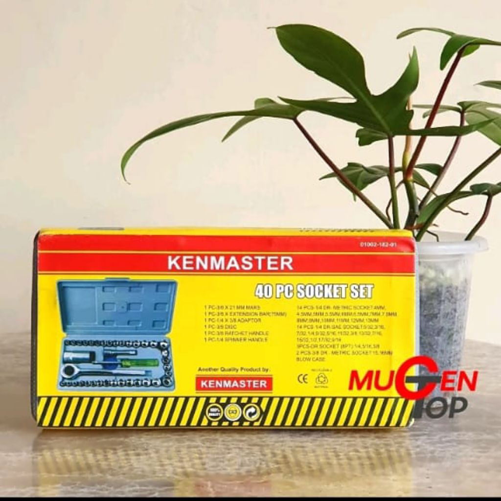 KENMASTER Kunci Sok Set 40 Pcs