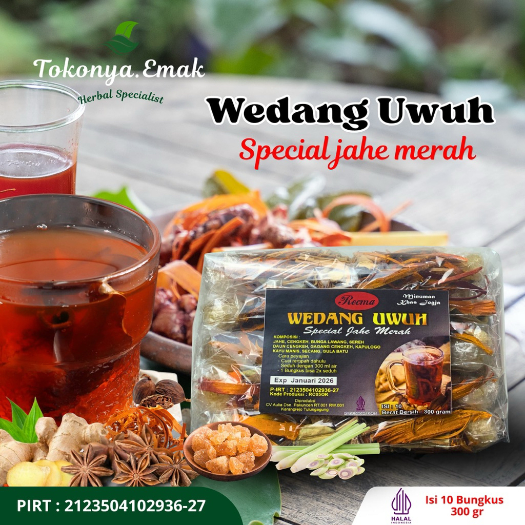 WEDANG UWUH KOMPLIT GULA BATU ASLI JOGJA