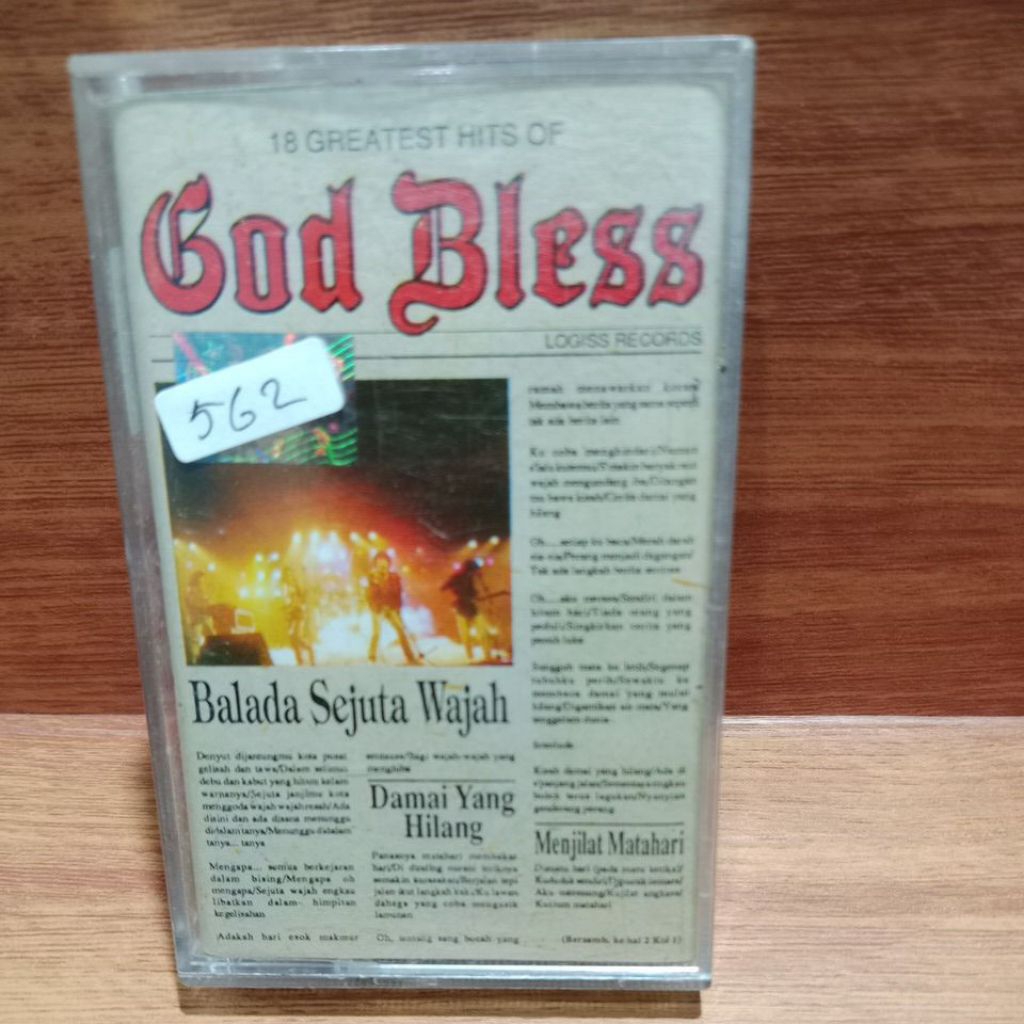 kaset pita God Bless-18 greatest hits