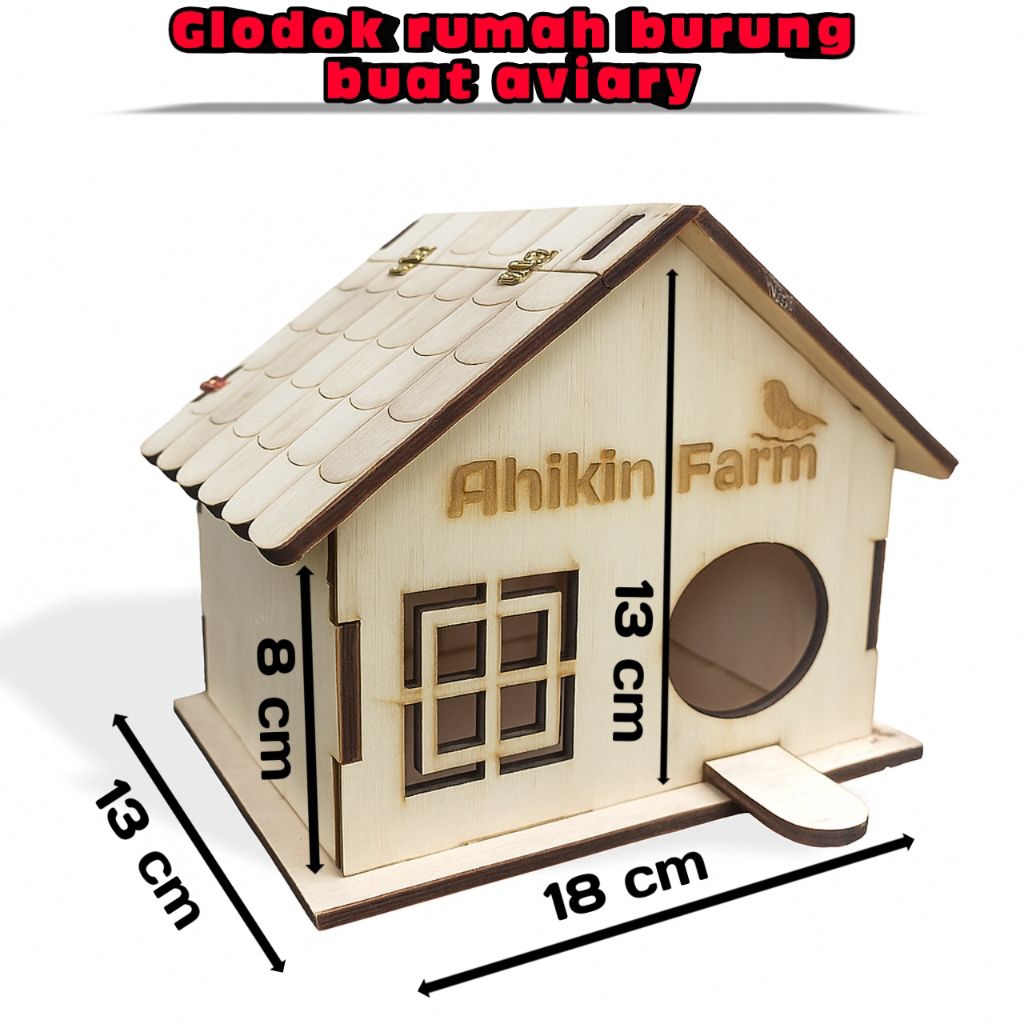 Glodok model rumah burung finch lovebird emprit kenari parkit buat diaviary