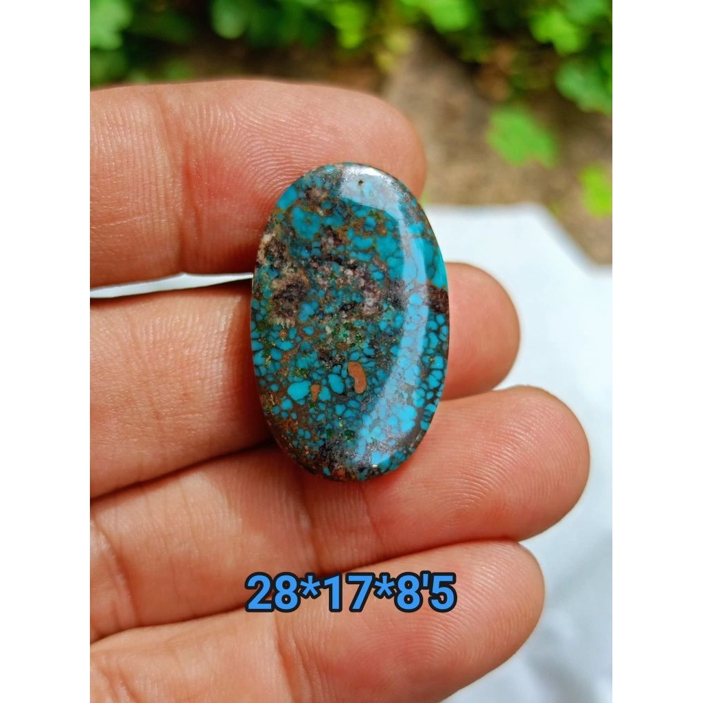 BATU PIRUS PERSIA BLUE FANCY URAT MERAH HIGH QUALITY