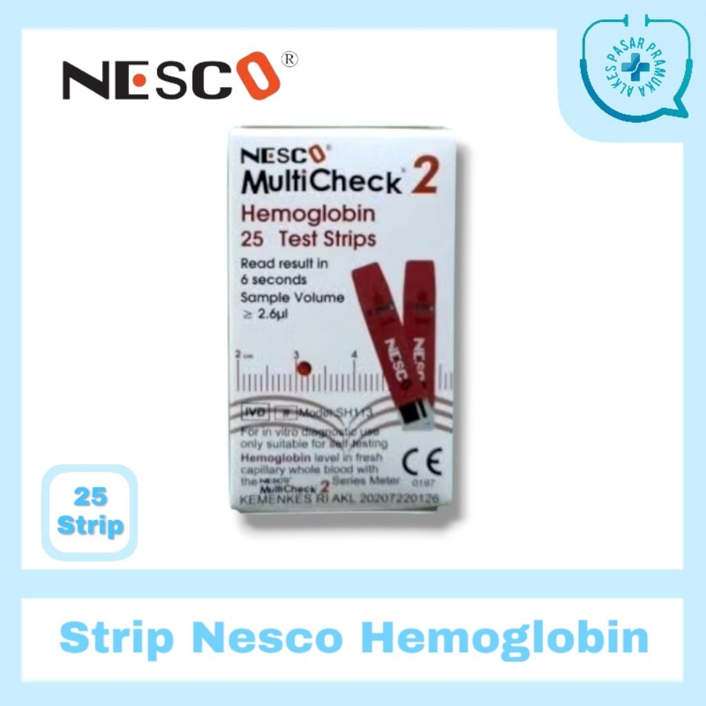 Alkes Pasar Pramuka  Strip Nesco Hemoglobin  Isi Ulang Nesco HB  Refill Nesco Hemoglobin