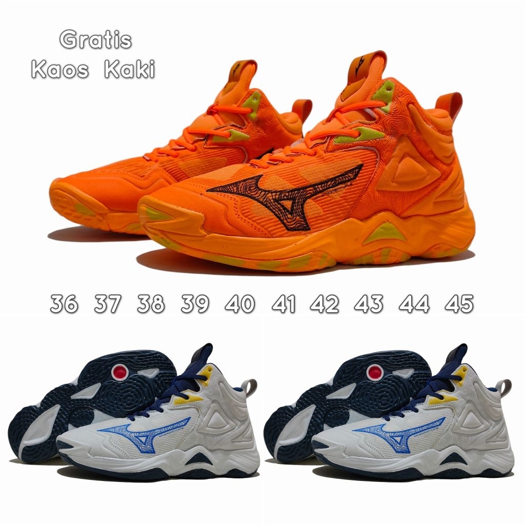 Mizuno Wave Momentum 3 Mid / Mizuno Wave Thunder Blade / Sepatu Voli Mizuno Momentum 2