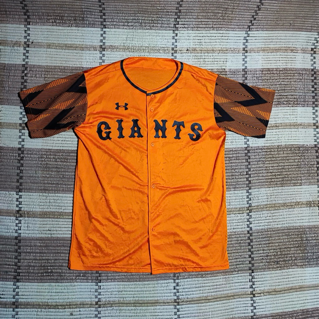 Baju Jersey Baseball GIANTS  Orange  Kaos Bisbol Original Second Preloved