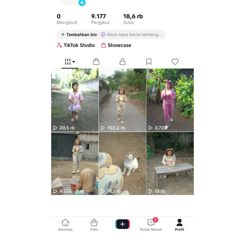AKUN TT AFFILIATE FOLLOWERS AKTIF 9k ++
