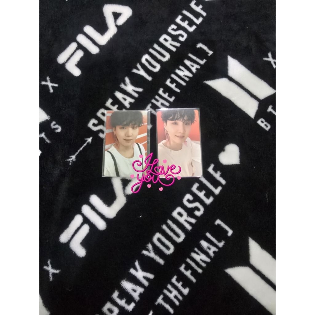 kartu pos bergambar pob butter yoongi