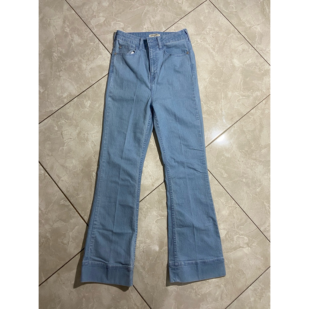 Flare jeans high waist colorbox