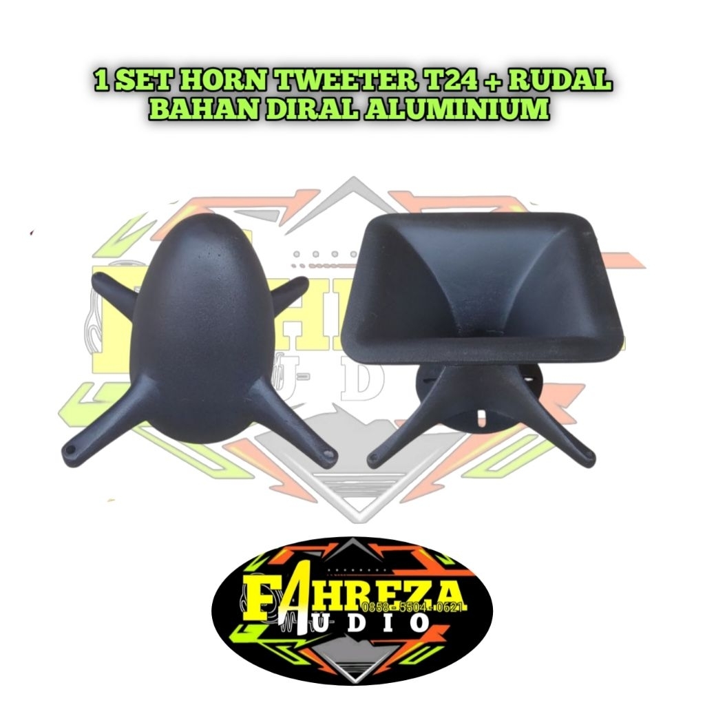 HORN TWEETER T24 10inch satu pasang,horn tweeter rudal T24,horn tweeter,horn corong