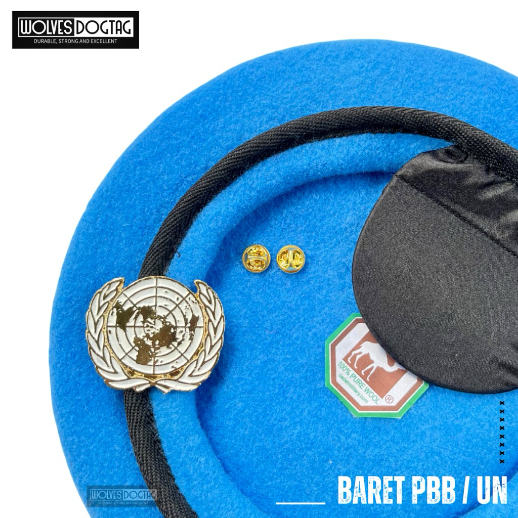 Baret UN PBB Unifil / baret camel United Nations Perserikatan Bangsa-Bangsa / baret Unifil / topi UN