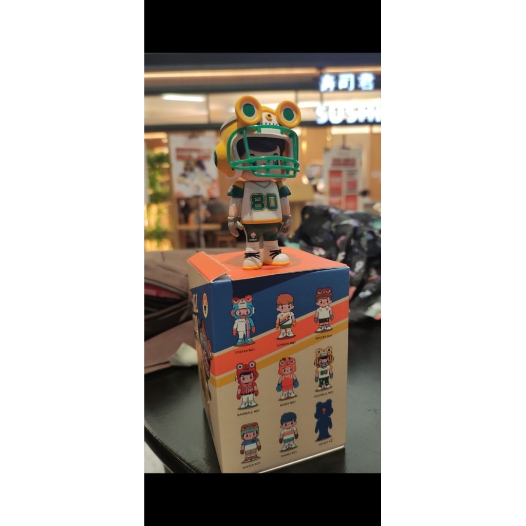 Owange Boy Baseball Player Blindbox Owange All Star Blind Box Kong Andri - Owange Blindbox