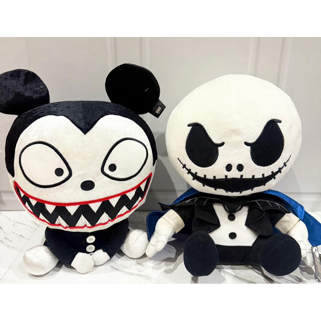 Boneka Plushie Vampire Teddy & Jack Nightmare from Nightmare Before Christmas Sz Large