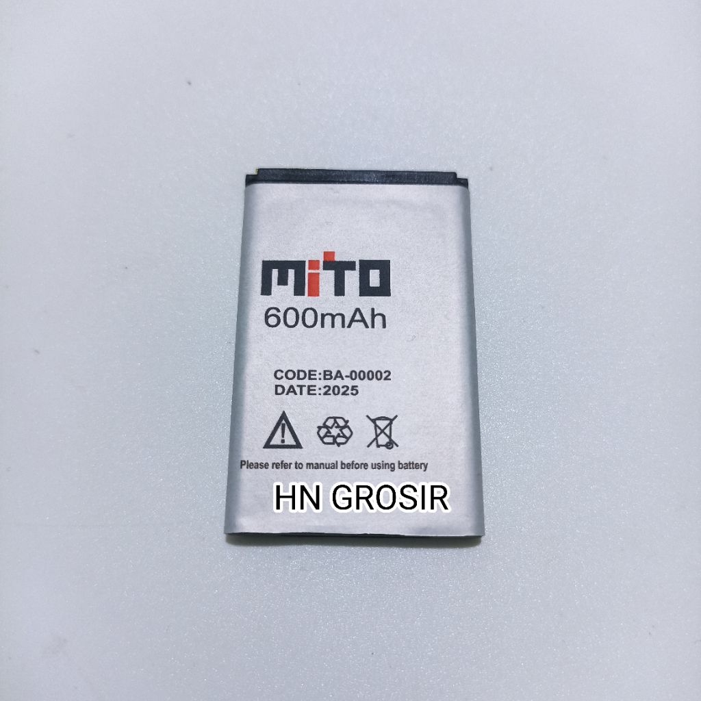 Baterai Mito BA-00002 Mito 135 101 120 122 128 168 570 181 BA00002 battery batre batrai batrei hp