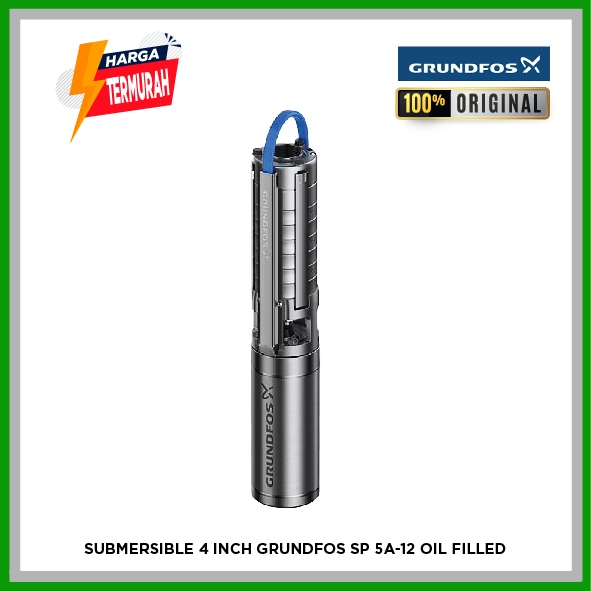 Submersible 4 Inch Grundfos SP 5A-12 Oil Filled