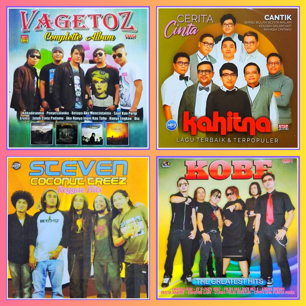 Kaset MP3 Lagu Pop Vagetoz - Kahitna - Kobe - Steven & Coconuttreez Album Pilihan