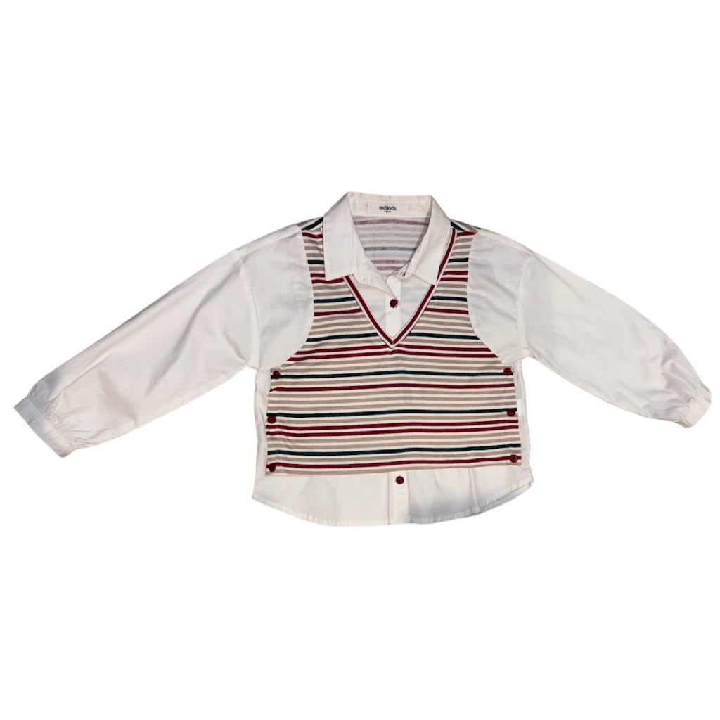 Exit Kids - 316.51462TO.19 | Blouse Kemeja Anak Perempuan - Atasan Lengan Panjang