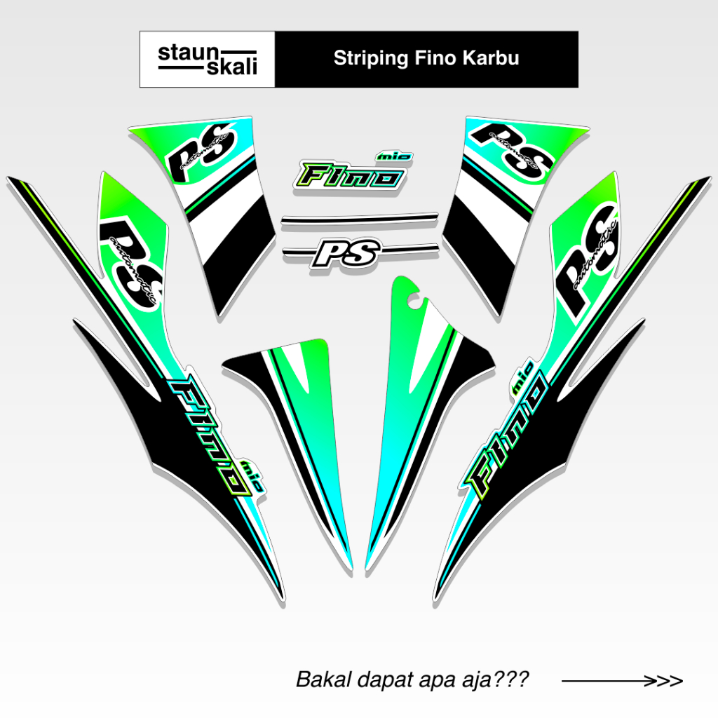 Striping Fino Karbu Variasi (4) Full Body Original