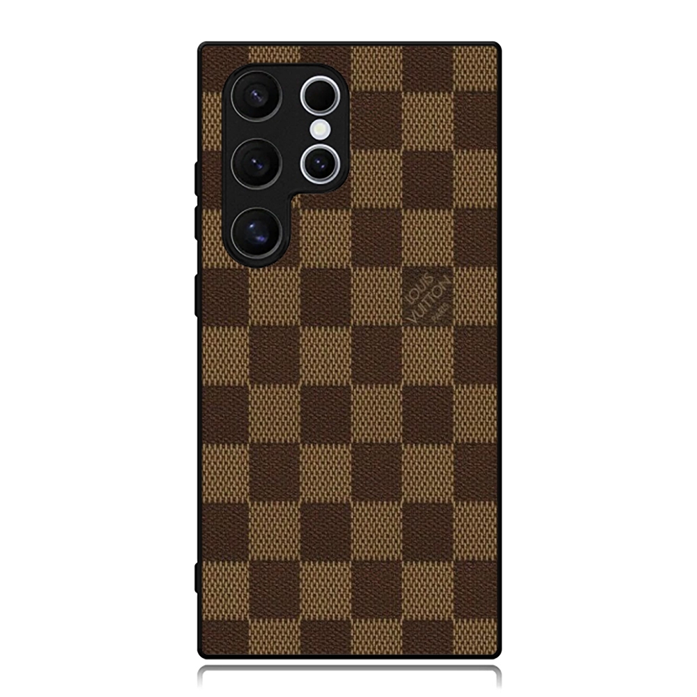 Case Samsung S25 S24 S23 S22 S21 S20 S10 S9 S8 S7 S6 Ultra Plus Fe Edge Custom LV Pattern