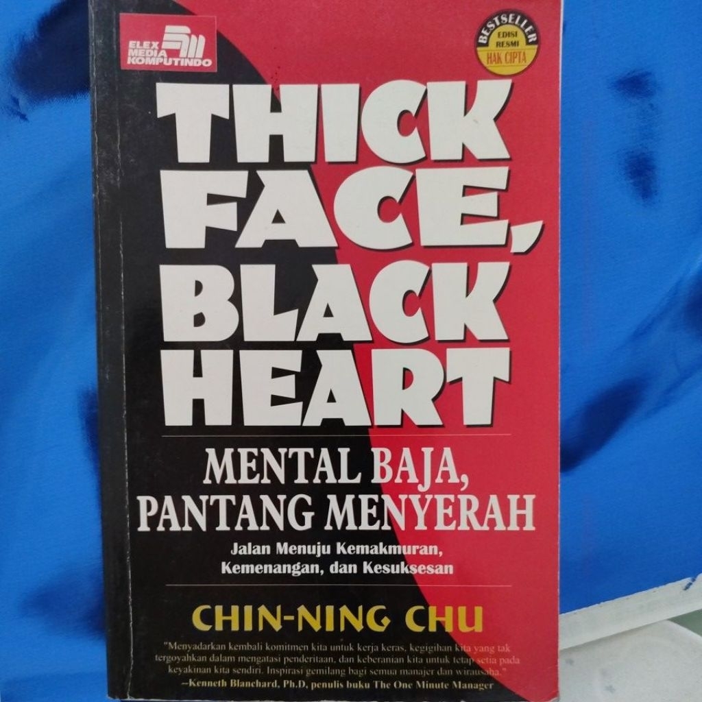 Thick Face, Black Heart buku bekas novel buku second