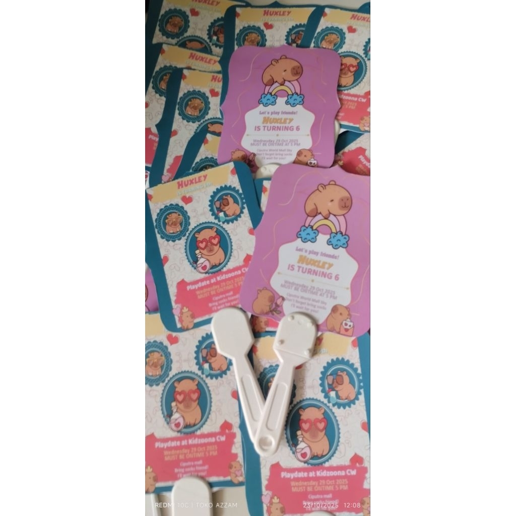 SOUVENIR KIPAS CISTOM KIPAS UNDANGAN AQIQAH ,TEDHAK SITEN ,KHITAN ,ULANG TAHUN