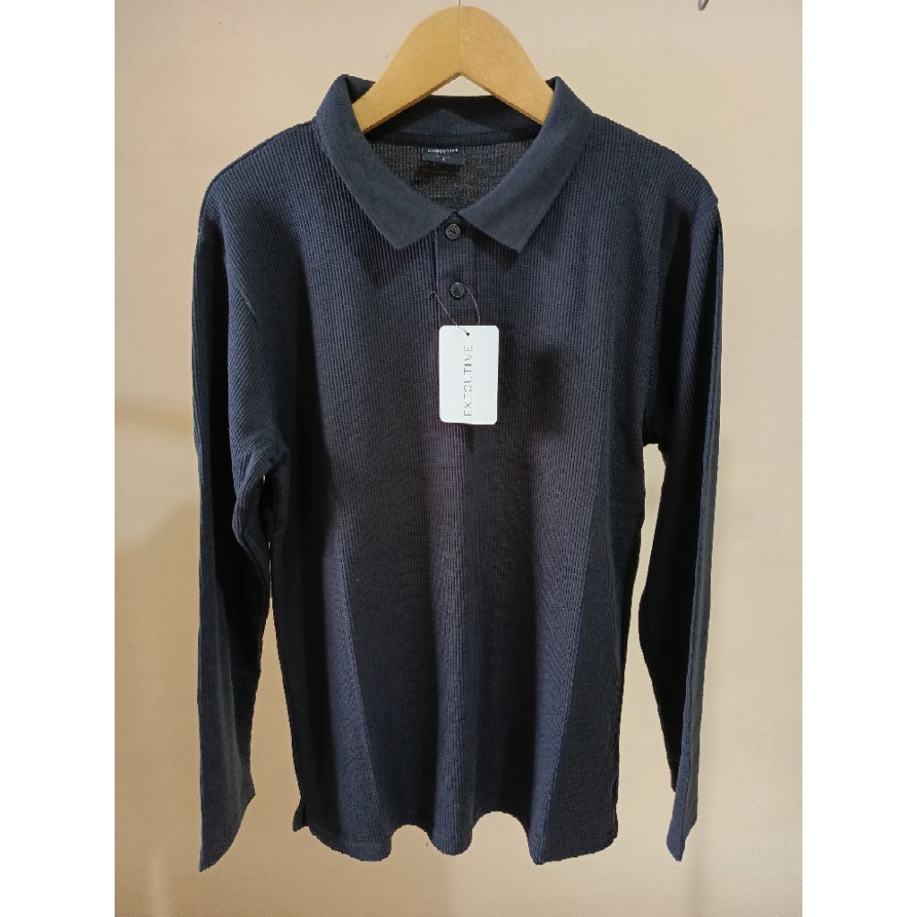 EXECUTIVE KAOS POLO PRIA LENGAN PANJANG ORIGINAL