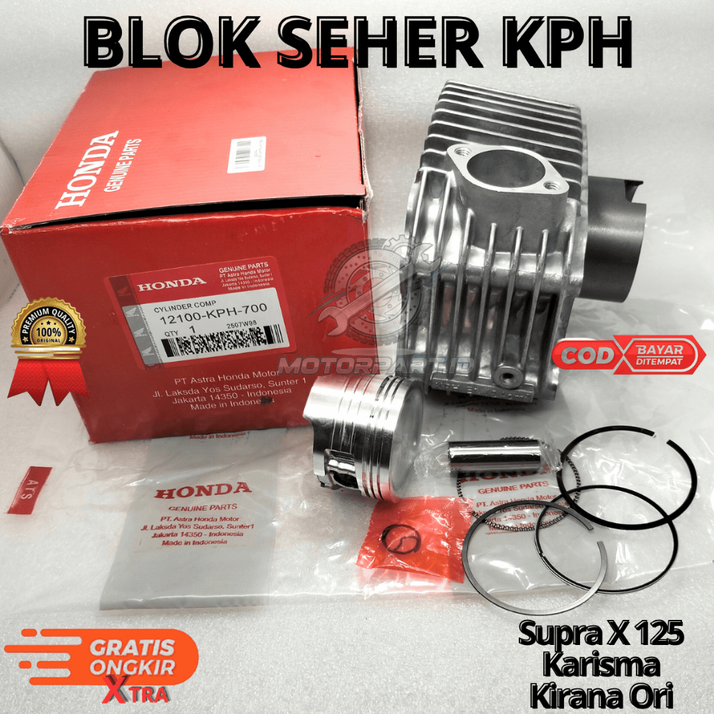 BLOK SEHER KARISMA KARBU KPH-700 UNTUK MOTOR KARISMA,SUPRA X 125 KARBU ,SUPRA 125 KARBU ,KIRANA.AHM 