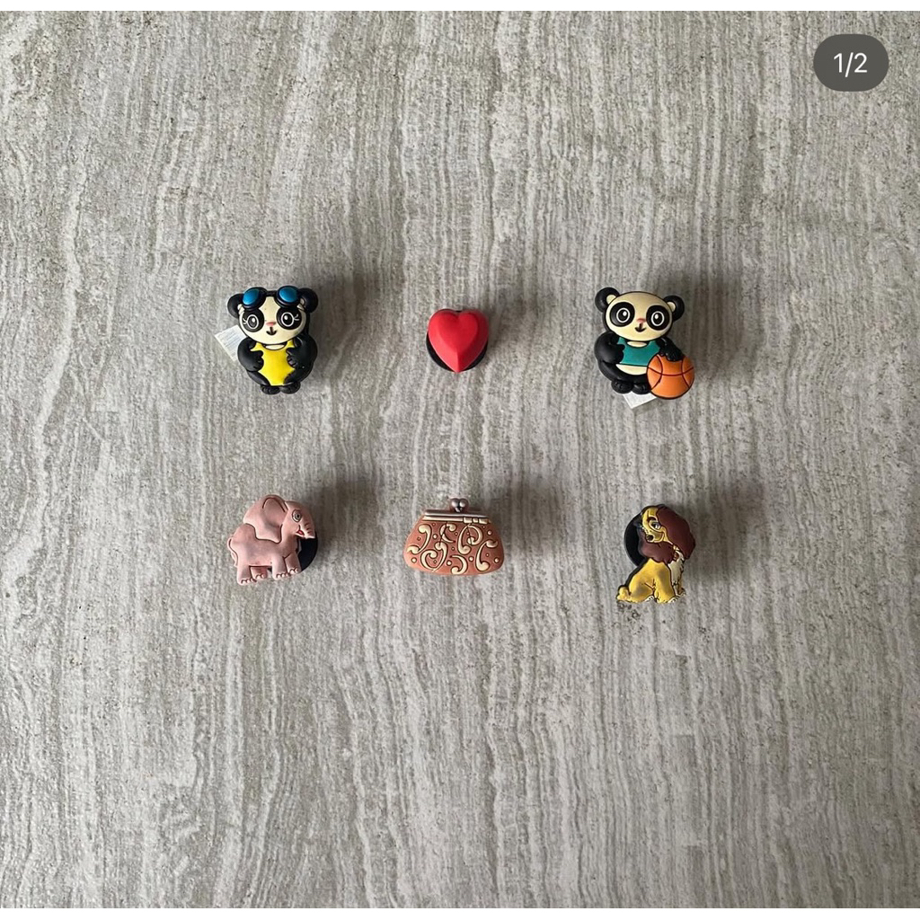 Jibbitz Crcs 6 pcs Preloved