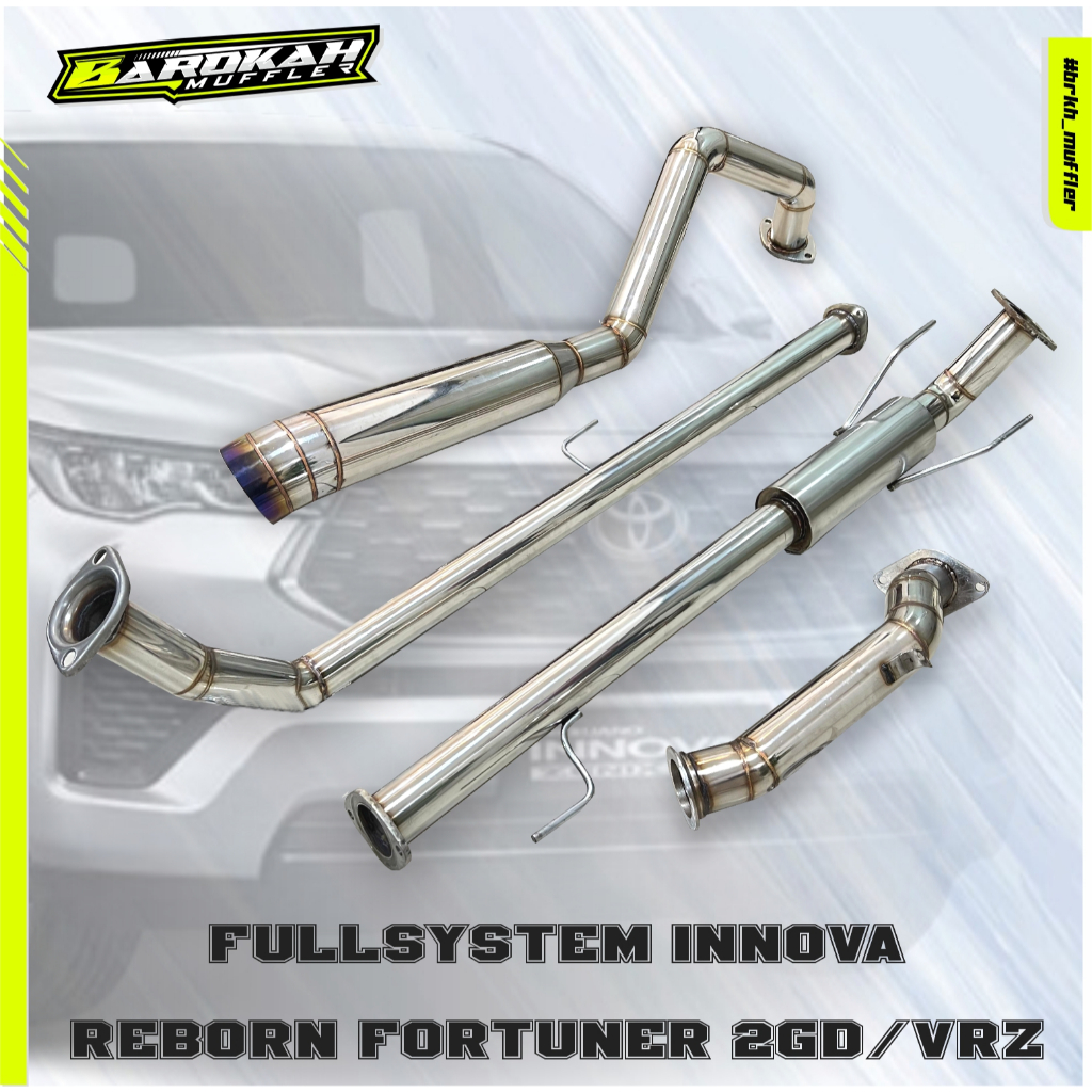 Knalpot Fullsystem Innova 2GD/VRZ-REBORN GR-TR