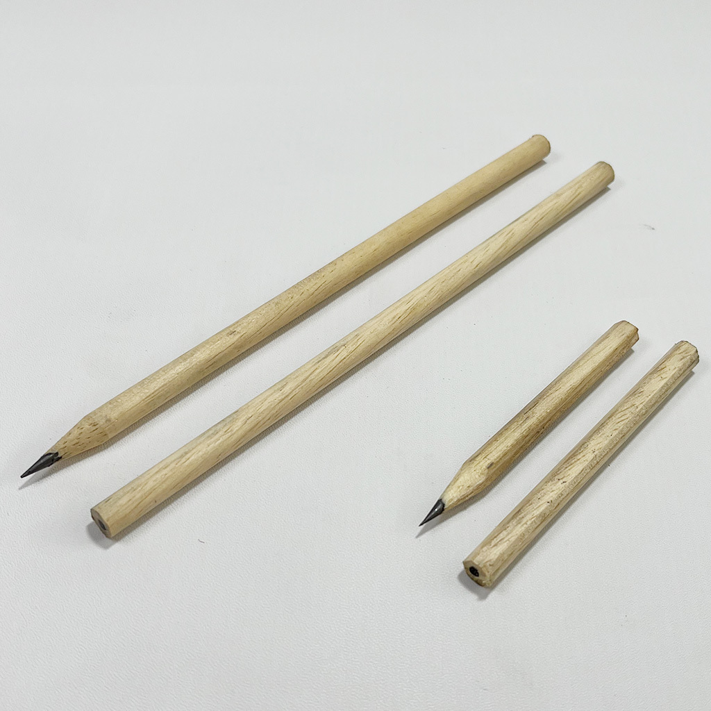 Pensil Mini / Pensil 2B Kayu Polos / Pensil Kayu Kecil