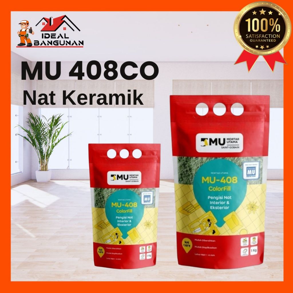MU 408CO NAT KERAMIK 1 KG | NAT KERAMIK 1 KG | SEMEN NAT | MU 408 COLORFILL 1 KG | PENGISI NAT KERAM