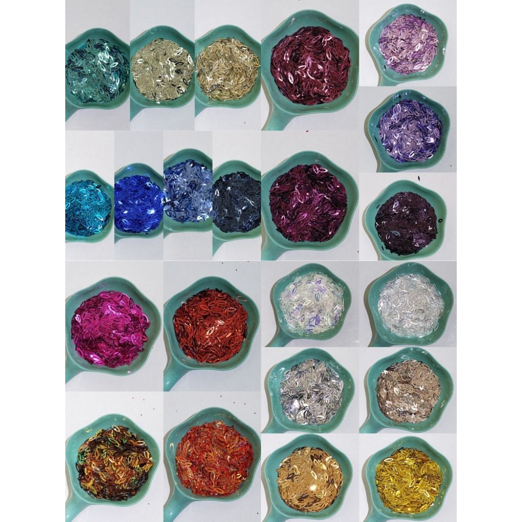 Payet Piringan/Sequin Daun