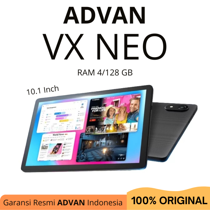 TABLET ADVAN VX Neo 4/128 Ram 4GB Internal 128GB TAB Tablet 10.1 inch