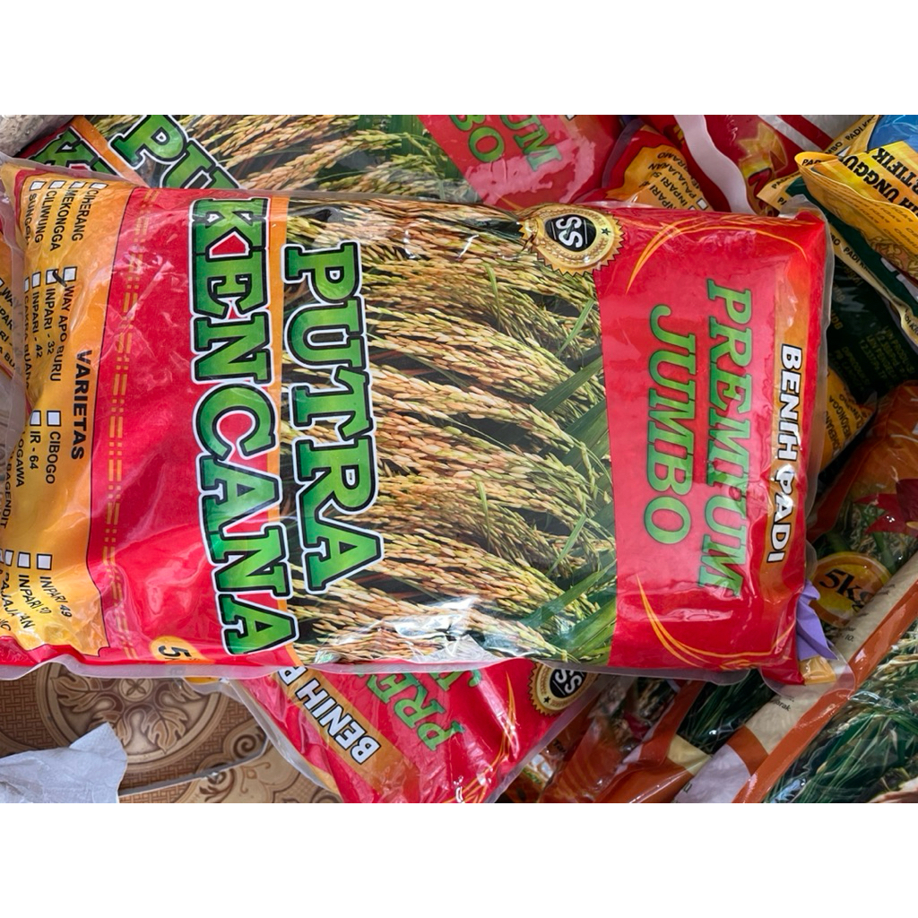 BENIH PADI INPARI 32 JUMBO PREMIUM KEMASAN 5 Kg