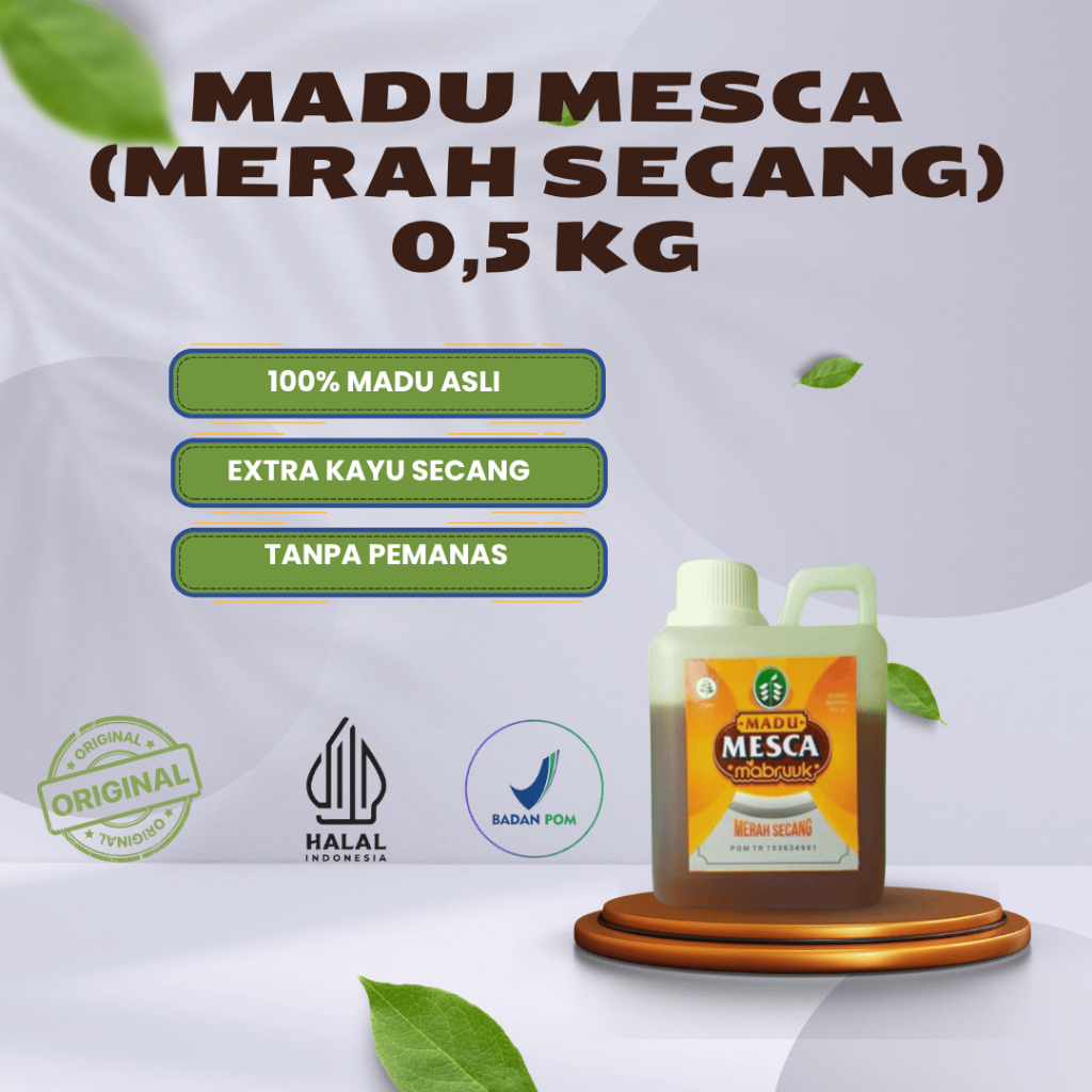 MADU MESCA MERAH SECANG 500GR MABRUK MABRUUK