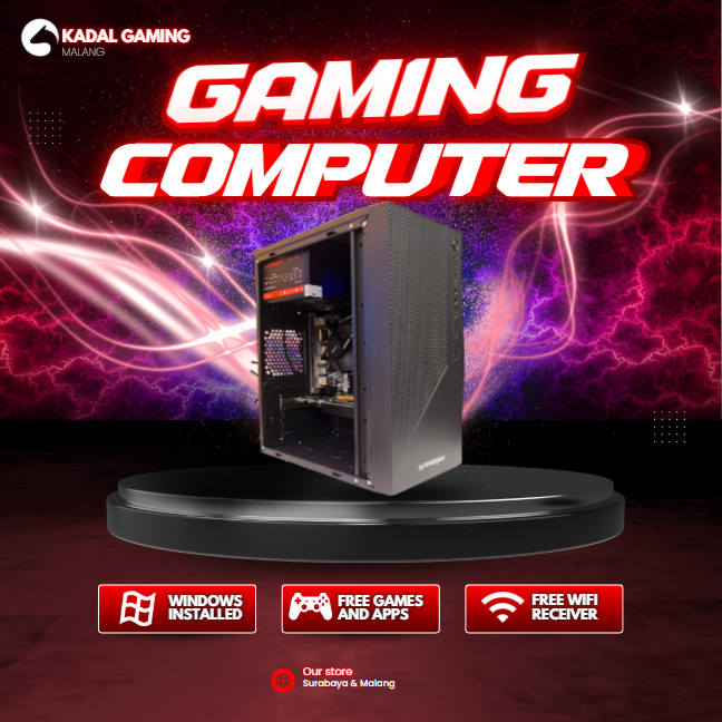 PC GAMING INTEL CORE I5 10400F GTX 750TI 4GB RAM 16GB SSD 256GB