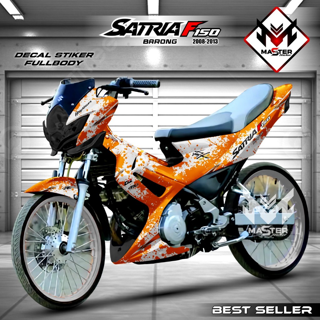 Decal Satria Fu Barong 2012 Full Body Stiker Satria Fu Barong 2012 Full Body Striping Satria Fu Baro
