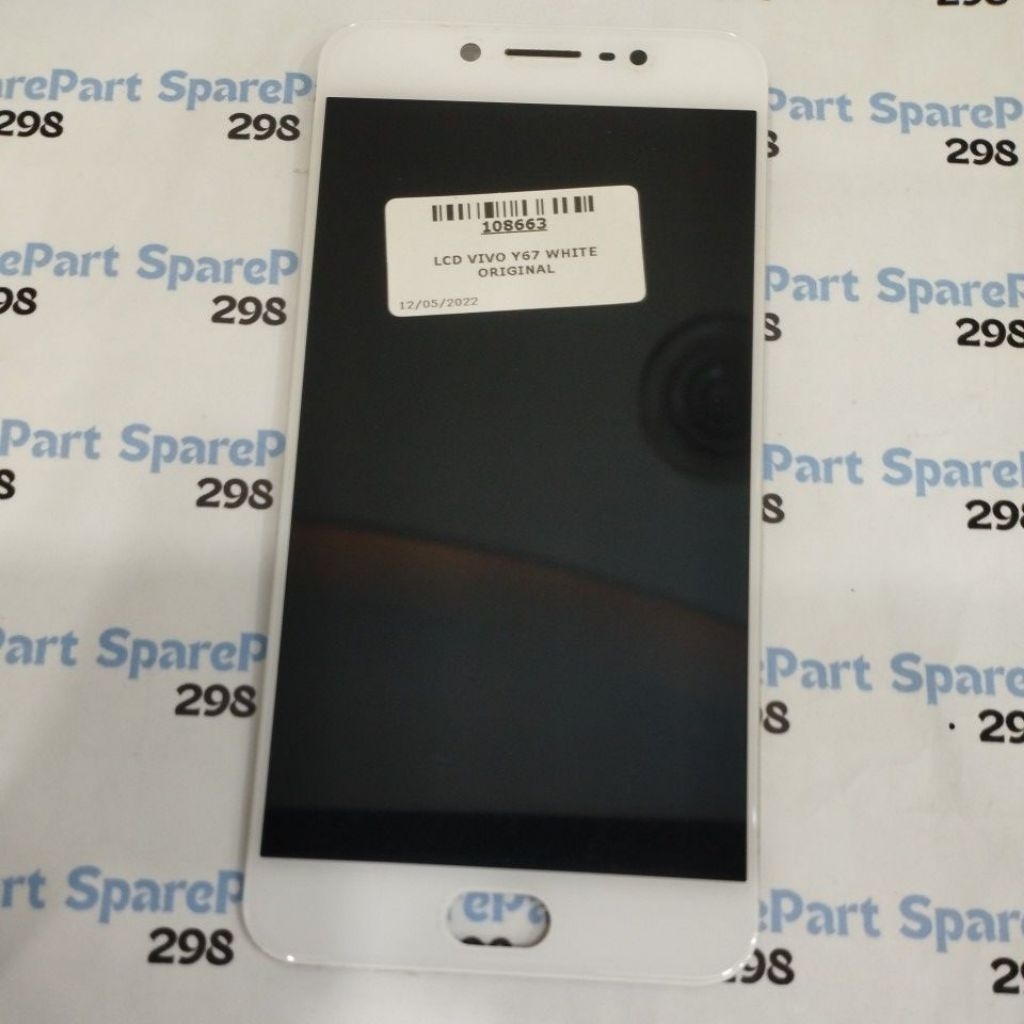 LCD VIVO Y67 WHITE ORIGINAL