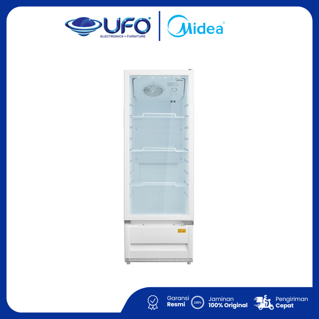Midea Showcase MDRZ262FGG30-ID Kapasitas 186 Liter