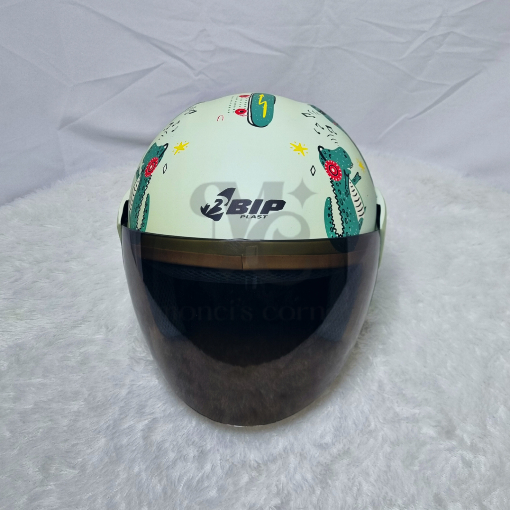HELM ANAK BIP PLAST SNI | HELM ANAK GAMBAR DINO | HELM ANAK KECIL | HELM PREMIUM SNI